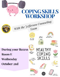 Coping Skills student Workshop Flyer